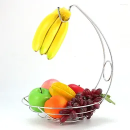 Canta per deposito cucina gancia grande albero frutta facile da banana ciotola decorazione in stile cestino pulito cestino con