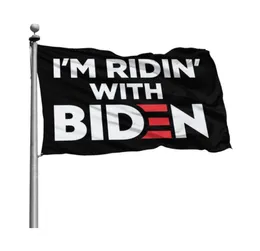I039M RIDIN039 med Biden 3x5ft Black Flags Outdoor 150x90cm Banners 100D Polyester High Quality Livid Color Two Mans GROMM6989129