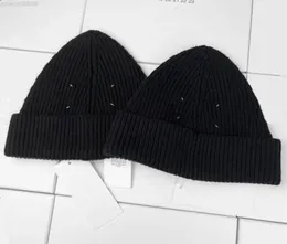 Margiela Style Autumn Winter Maar Four Corner Mark Sewing Knit Zimny ​​kapelusz mężczyźni i kobiety2426447