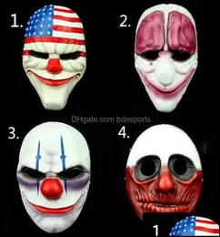 Altre forniture per feste festive Home Garden Clown Mask Masque PVC Payday Halloween per Mascara Carnaval Drop Delivery 2021 UPJU6741455