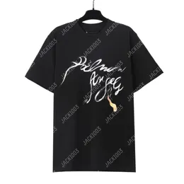 Palm Pa Tops Logo Logo Summer Loase Luxe Tees Unisex Pare Tr Рубашки ретро-уличная одежда негабаритная футболка Ангелы 2276 UQM