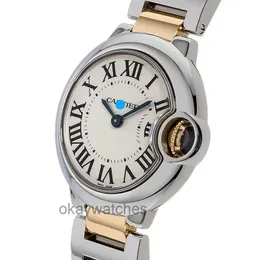 Unisex Dials Automatic Working Uhren Carter mittleren Alters neuer blauer Ballon 29mm Gold Quarz Womens Watch W69007Z3