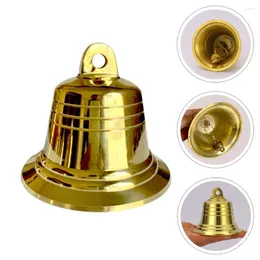 Party Supplies Copper Bell Door Bells Crafts Hängande hänge under retrodekor Keychain Golden Necklace Wind Chime Accessories