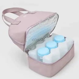 Diaper Bags Insulation Bag Milk Storage Breast Pump Maternity Cooler Double Layer Fresh Keeping Baby Food Backpack Feeding Bottle For Mother d240429