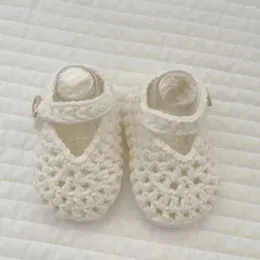 Erste Wanderer Schöne geborene Socken Baby Waschschuhe Strand Sommer gestrickt Woll Handgefertigte Walker Bett