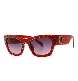 HBK Frauen Italienisch übergroße quadratische Sonnenbrille 2020 Neue Designerin Sonnenbrille Diamond Dekoration Brillenmänner UV4002538353
