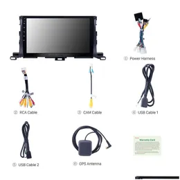 CAR DVD DVD Player GPS Navigation Radio Car Mimedia Support Mirror Link Android 10.0 RAM 2GB ROM 32GB per - Highlander Droplese Dhrul