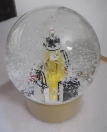 2022 Ausgabe C Klassiker Goldener Weihnachts -Schneekugel mit Parfümflasche in Crystal Ball für Special Birthday Novel VIP Gift11439892