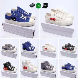 2024 design Play stares casual Shoes Classic 1970s Big Eyes platform Hi Reconstructed Slam Jam chuck Triple Black White High Low Mens Canvas Women Sport Sneakers 35-45