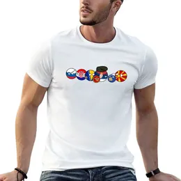 Men's T-Shirts Polandball - Yugoslavian Family Portrait T-shirt Pure Cotton T-shirtL2403