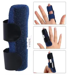 Whole Pain Relief Aluminium Finger Splint Fracture Protection Brace Corrector Support With Adjustable Tape Bandage8026635