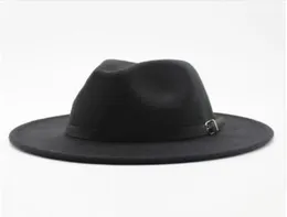 Модные шерстяные женщины, мужчины, дамы федорас, джазовая шляпа европейская американская круглая кепка боулеровские шляпы3472669