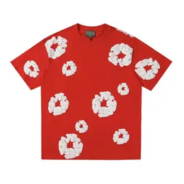 Dżinsowe łzy T Shirt Shorts Designer Mens T Shirt Kapok Summer Polo Shirt Mash