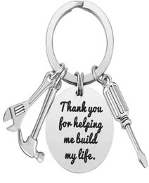 PADE039S DIA DIA PRESECIMENTO PARTILHO CHAVENCHAN NATOS favorita o tio vovô Pap pai keyrings Repair Ferramentas Charms Jewelry3970201