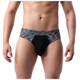 MUITOPANTES Mens Hip levantando roupas íntimas Sexy Pure Color Cool Divertido calcinha respirável Hom