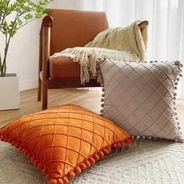 Bomhi cuscino bom copertura di velluto divano soggiorno 45x45 cm decorazione nord di cosin