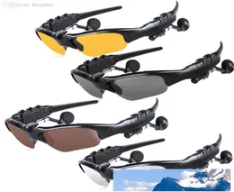 Großhandel-thb-368 Fonos Wireless Bluetooth Kopfhörer Headset Sonnenbrille Stereo Musik Sonnenbrillen HEADSET SEHNT