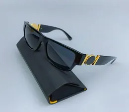 أعلى الجودة من الرجال النظارات الشمسية 4369 للجنسين مصمم فاخر مستطيلة الأزياء الشمسية العلامة التجارية للرجال UV Protection8336417