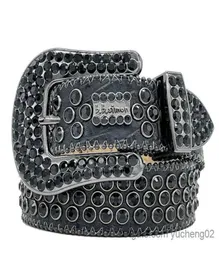 Men 2023 Womensimon Belt Luxury Designer Belt Retro Needle Buckle Belts 20 Color Crystal Diamond Yucheng027078474