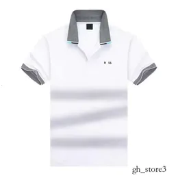 Боссы поло в правильном стиле Man DesignersClothes Men S Bos Tees Polos Рубашка модные бренды летний бизнес повседневная спортивная футболка с коротким рукавом чемпион спортивной одежды 744