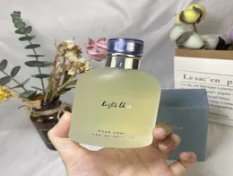 Lyxmärke ljusblå män parfym 125 ml häll homme doft edt god lukt långvarig hög kapacitet toppversion kvalitet colog2145284