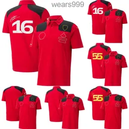 Formula 1 Team T-shirt New F1 Polo Shirts Motorsport Driver Red t Shirt Breathable Short Sleeve Jersey 8708