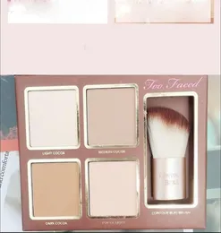 have in stock AAA5 Fast ePacket ship makeup Cocoa Contour Chiseled to Perfection Face Contouring Highlighting Kit8713017