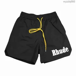 Rhude Shorts Män deserer Short Fashion Sport Pants Womens Leather Us Size S-XL KD1G