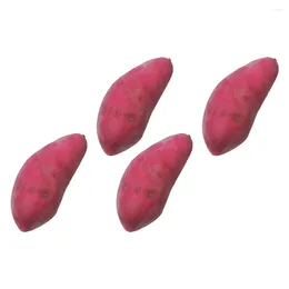 Decorative Flowers Vegetable Model Fake Foams Sweet Potato Artificial Potatoes Realistic Window Decor