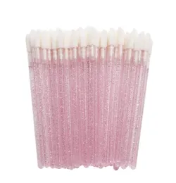 Makeup Brushes 1000 Pcs Disposable Crystal Lip Make Up Lipstick Gloss Wands Eyeshadow Applicator Tool Glitter5924893