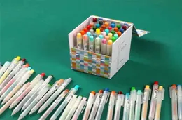 Jianwu 36 Colorsset لطيف طازج سعة كبيرة الألوان Gel PEN مجموعة بسيطة تكتب Gel Pen للطلاب لوازم Kawaii 21756013