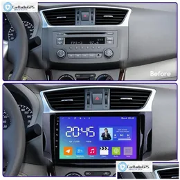 Car DVD DVD-плеер CAR Mtimedia Touch SN DSP GPS Navigation для Nissan Sylphy 2012- Стерео-радиополосное радио Drop Drop Automobiles Motorcy dhyjx