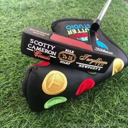 Designer Sole Stamp Newport 2 Black Golf Putter Special Newport2 Lucky Four Leaf Clover Men's Golf Clubs Contact Us To View Pictures With Logo 16