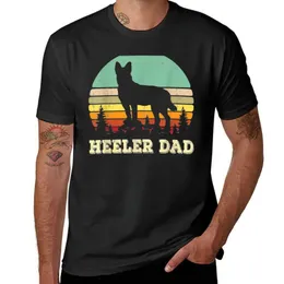 Herr t-shirts nya australiska bulldog röda och blå husdjur höga klackar pappa söt herr gåva t-shirt herr klädtl2403