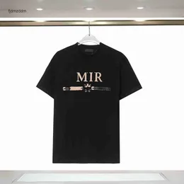 Designer t Shirt Amirir Mens Shirts Graphic Luxury Haikyuu Summer Tops Classic Uversized Quick Dry Women Men Trendy Cotton Fashion Pullover