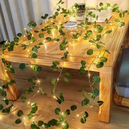 Strings 1Pack Realistic Crabapple Leaves For Indoor And Outdoor Use 20 LED String Light Year Wall House Room Office Decoration