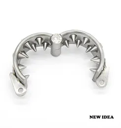 Denti Kali in acciaio inossidabile (2rows) bondage per dispositivi maschili Nuovo Hot5078758