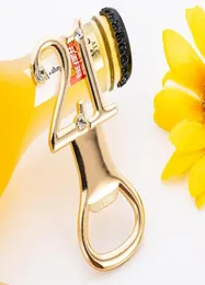 50pcslot 21th Design 21 years Golden beer bottle opener Number 21 opener For wedding Anniversary Birthday gif9230158