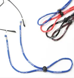 10pcs Qualidade de óculos esportivos ajustáveis de corda corda de pescoço com alça de alça de óculos de cordão Muticolor Glasses corda 60cm 3388964