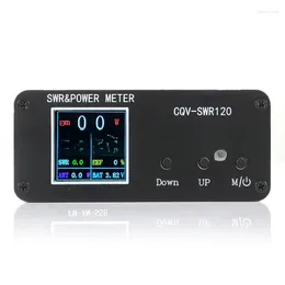 طاولة قطعة قماش CQV-SWR120 120W SWR Power Meter عالي الموجة الدائمة وظيفة الإنذار الكامل اللون HD العرض FM-AM-SSB