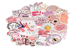 50 pezzi di cartone animato Pink Ins Style Vsco Girl Adesivi per laptop Moto Skateboard Bagage Frigrigerator Medici per laptop Adesivo giocattolo per laptop 3635146