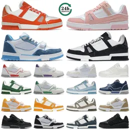 designer shoes Men Women Casual Shoes Leather Lace Up Veet Suede Black White Pink Red Blue Yellow Green Mens Womens Trainers Sports Sneakers Outdoor Platform Shoe