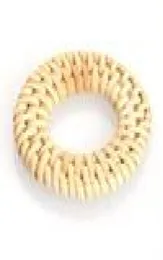 20pcsbag اختر التصاميم نتائج المجوهرات DIY Making 45mm Rattan Donut Charm أشكال مختلفة من الزخارف arring8008837