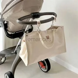 Bolsas de fraldas Bolsa de mamãe de grande capacidade para pacotes de maternidade recém -nascidos carrinho de fraldas carrinho de bebê bolsas mamãe d240430