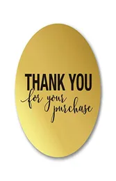 Round Gold Quothank You per i tuoi adesivi Acquisto etichette Sigillate 500 Etichette Adesivi Scrapbooking per la cancellazione di pacchetti ST3925116