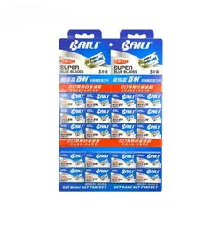 100 PCSLOT Super Blue Safety Razor Blades Double Edge Shaver Hair Shaving Blade للرجال يواجهون Care5294194