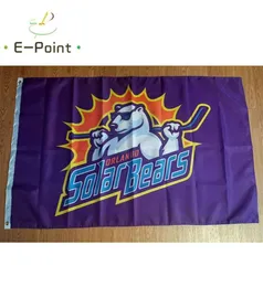 ECHL Orlando Solar Bears Flag 3 5ft 90cm 150cm Polyester Banner decoration flying home garden Festive gifts232w9528226
