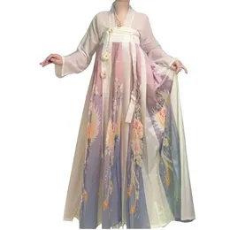 Roupas étnicas Novo traje chinês antigo feminino princesa saia de fada elegante tendência de moda menina asiática vestido retro hanfu cosplay tradicional