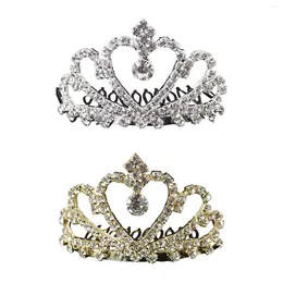 Headpieces Brud Crown Princess Headwear Wedding Rhinestone For Women Girls Bridal Tiaras Headpiece Christmas Engagement Party