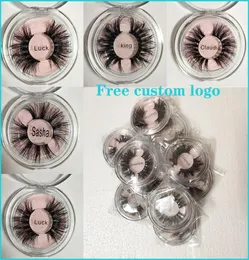 Nyaste 25mm 3D Mink Eyelashes False Eyelashes 100 Mink Eyelash Extension 5d Mink Lashes Thick Long Dramatic Eye Lashes DHL 3801662